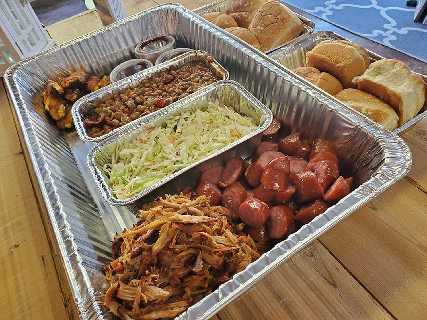 Food prepared by Boss Hogg’s BBQ &amp; Catering LLC.