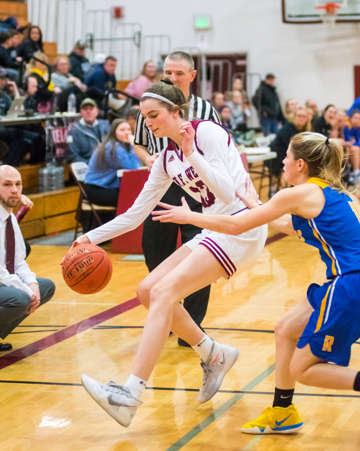 Images from an Evergreen 2A girls basketball game between W.F. West and Rochester played Tuesday night in Chehalis.