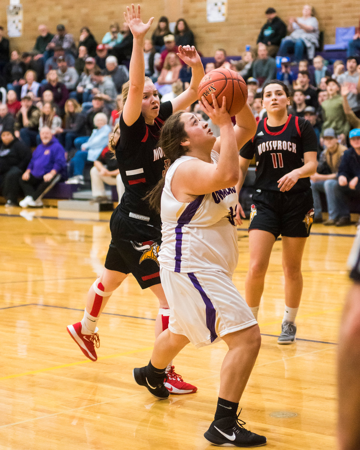 Images from a Central 2B girls basketball game between Onalaska and Mossyrock played Thursday night in Onalaska.