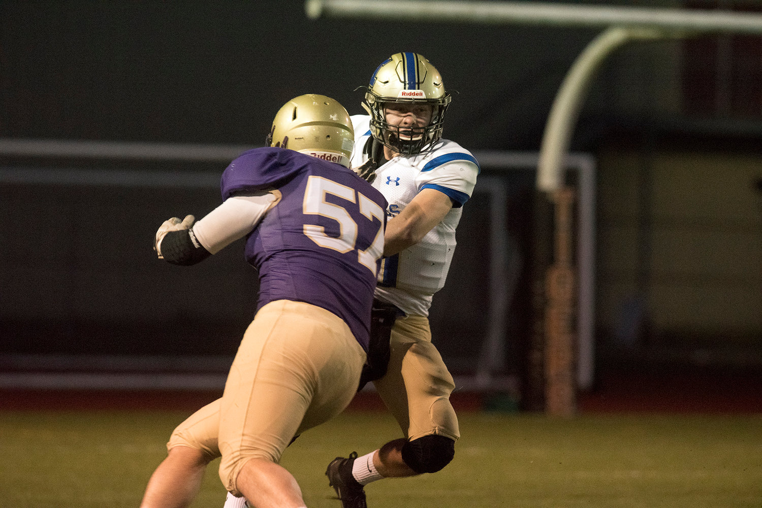 Images from a State 2B football tournament semifinal game between Onalaska and Adna at Tiger Stadium in Centralia on Saturday, Nov. 30, 2019.