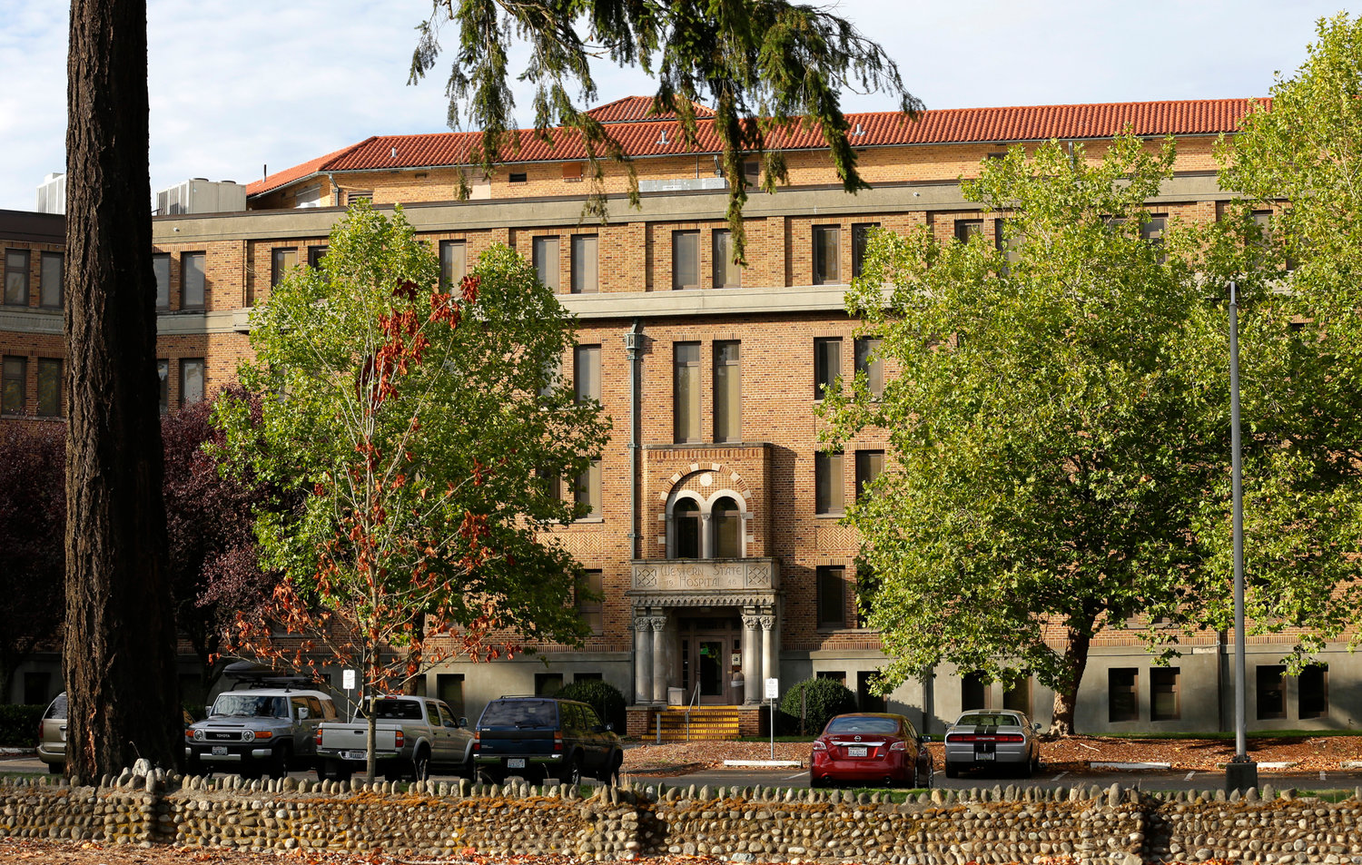 Western State Hospital is shown Thursday, Oct. 8, 2015, in Lakewood, Wash. (AP Photo/Ted S. Warren)