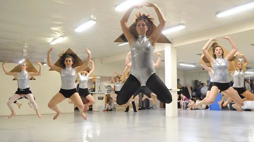 Dancers prepare for a previous Dance Festival Northwest at the Southwest Washington Dance Center in Chehalis in this file photo.