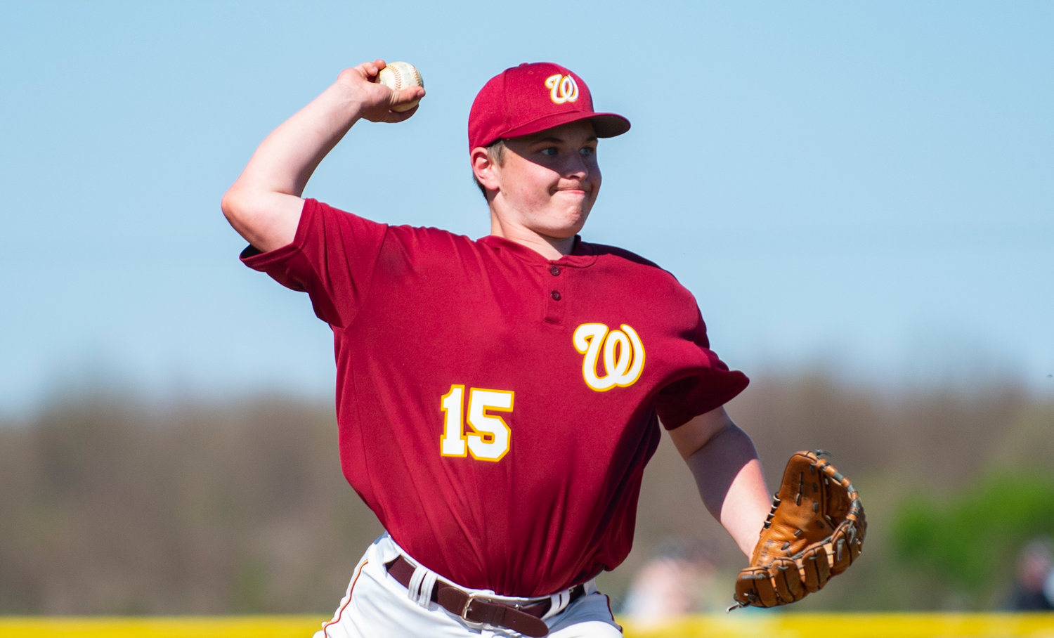 Winlock pitcher Cole Fray-Parmantier delivers a pitch to a Toledo batter on Saturday.