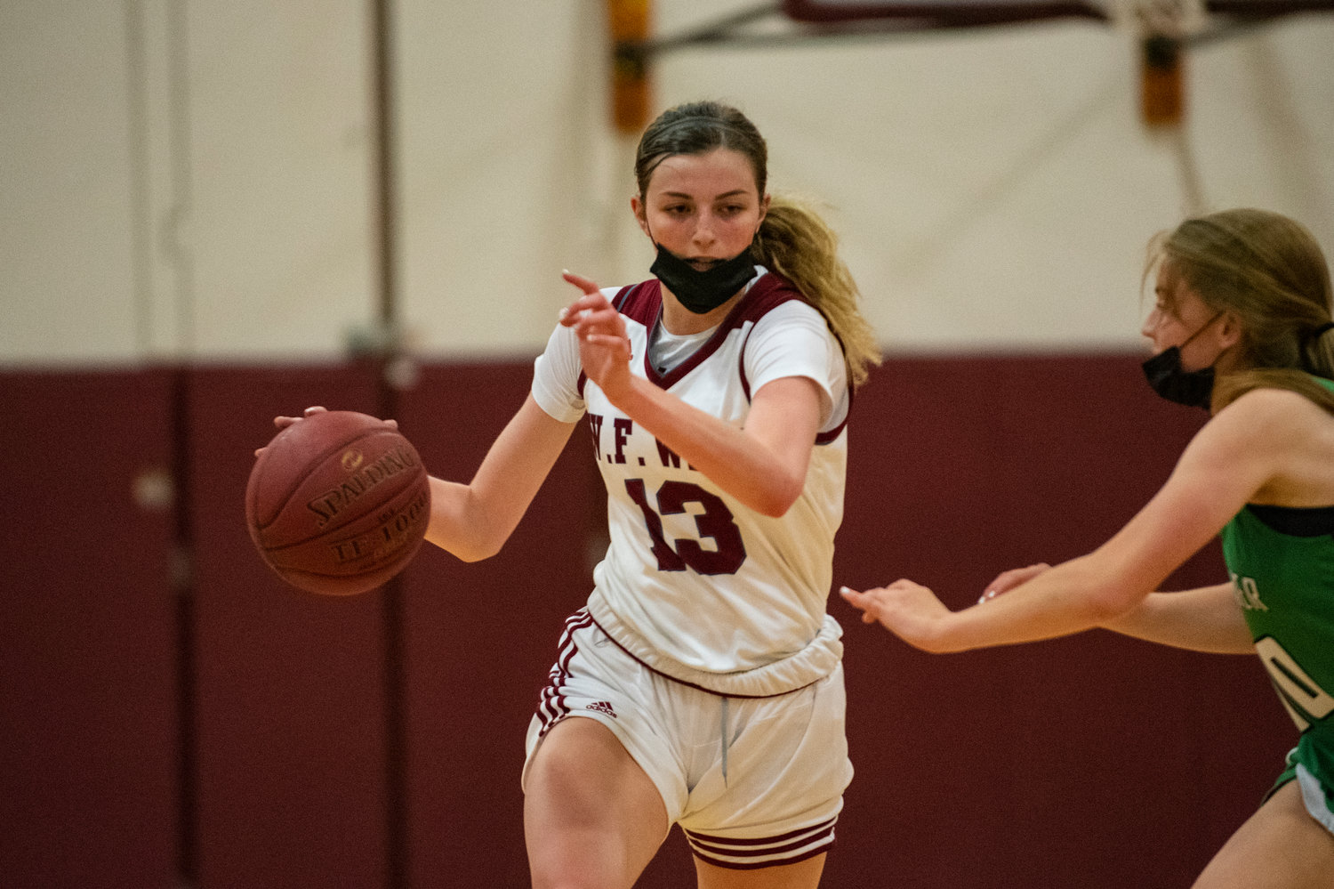 W.F. West's Drea Brumfield (13) was named the 2A Evergreen Conference MVP for the 2021 season.