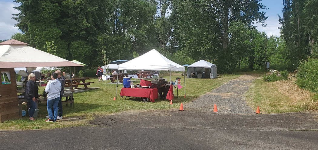 Adna Grocery hosted its first farmers market on Saturday.