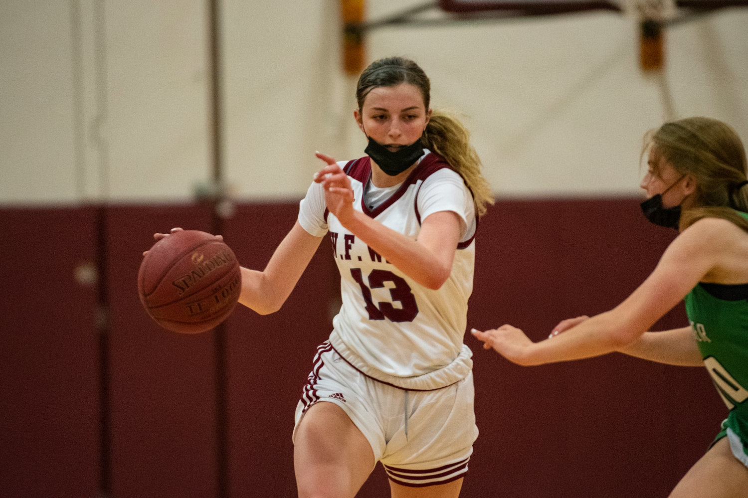 W.F. West’s Drea Brumfield (13) was named the 2A Evergreen Conference MVP for the 2021 season.