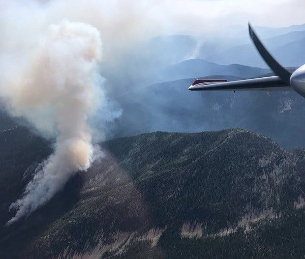 The Delancy Fire is located roughly 10 miles west of Mazama, north of State Route 20.