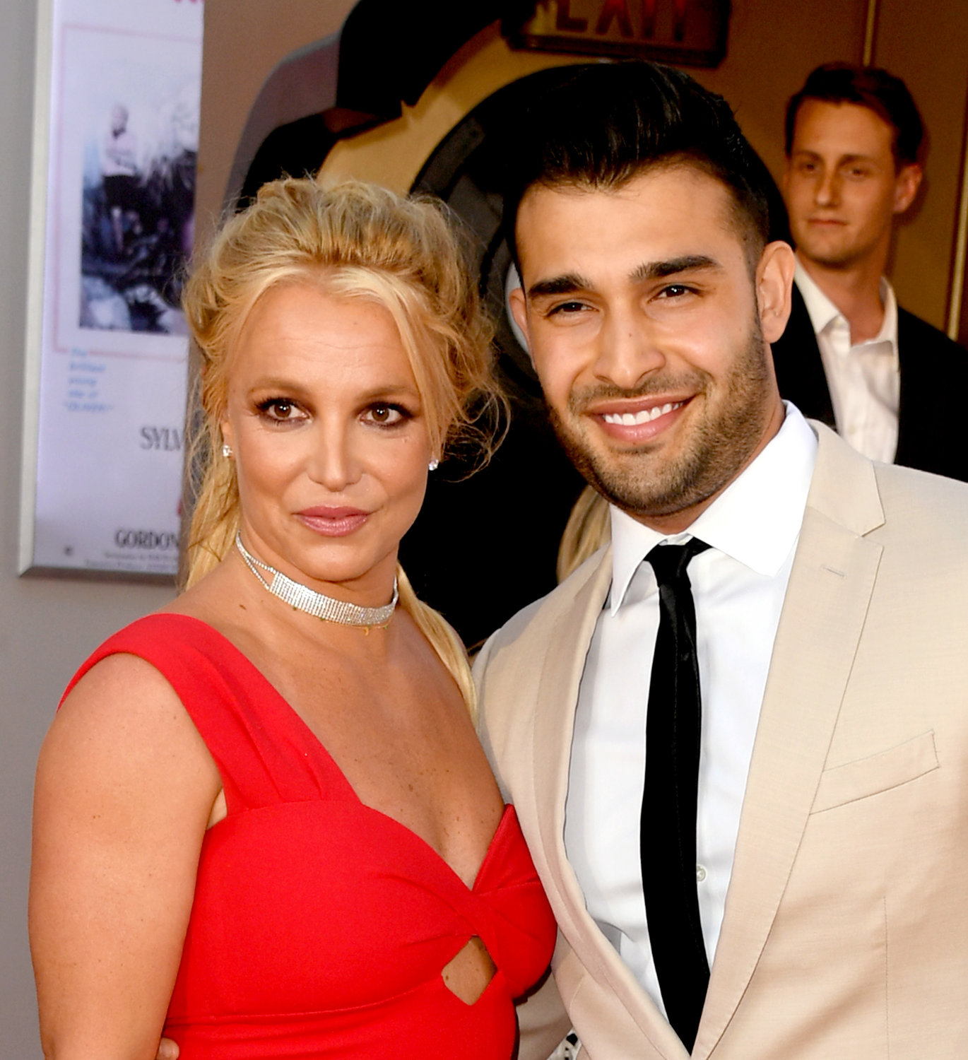 In this photo from July 22, 2019, Britney Spears (left) and Sam Asghari arrive at the premiere of Sony Pictures' "One Upon A Time...In Hollywood" at the Chinese Theatre in Hollywood, California. (Kevin Winter/Getty Images/TNS)