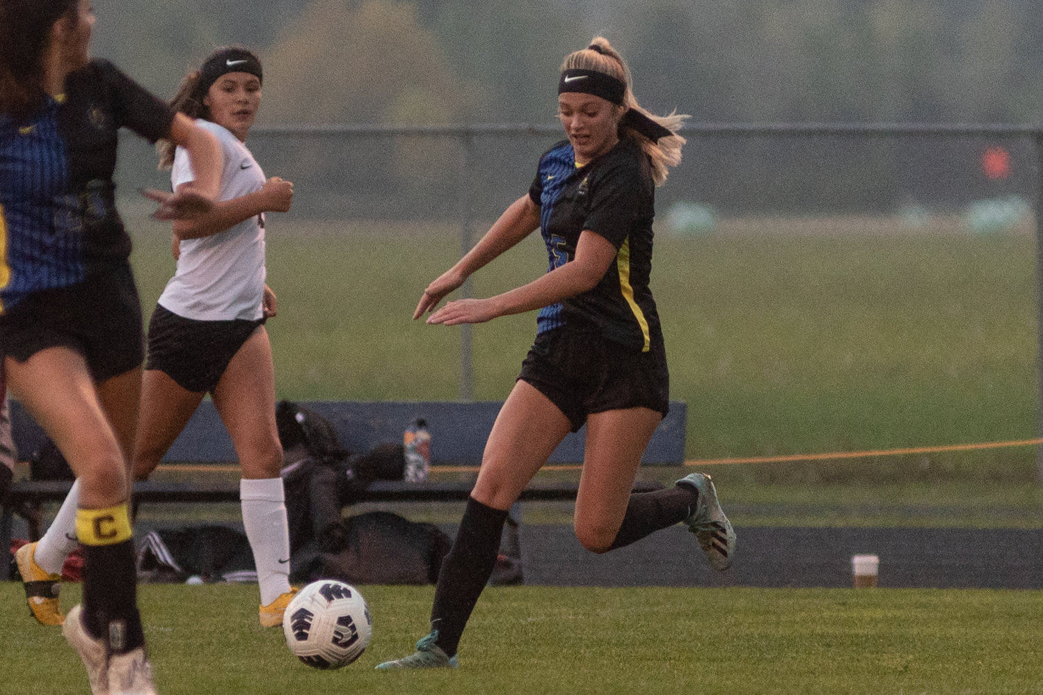 Adna forward Kaylin Todd runs down a loose ball in the Pirates game against Ocosta Wednesday night.