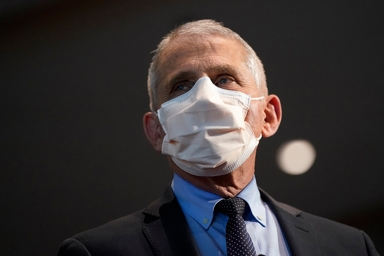 Dr. Anthony Fauci, director of the National Institute of Allergy and Infectious Diseases, said Sunday that despite falling rates, the virus can bounce back.  (Patrick Semansky/Pool/Getty Images/TNS)