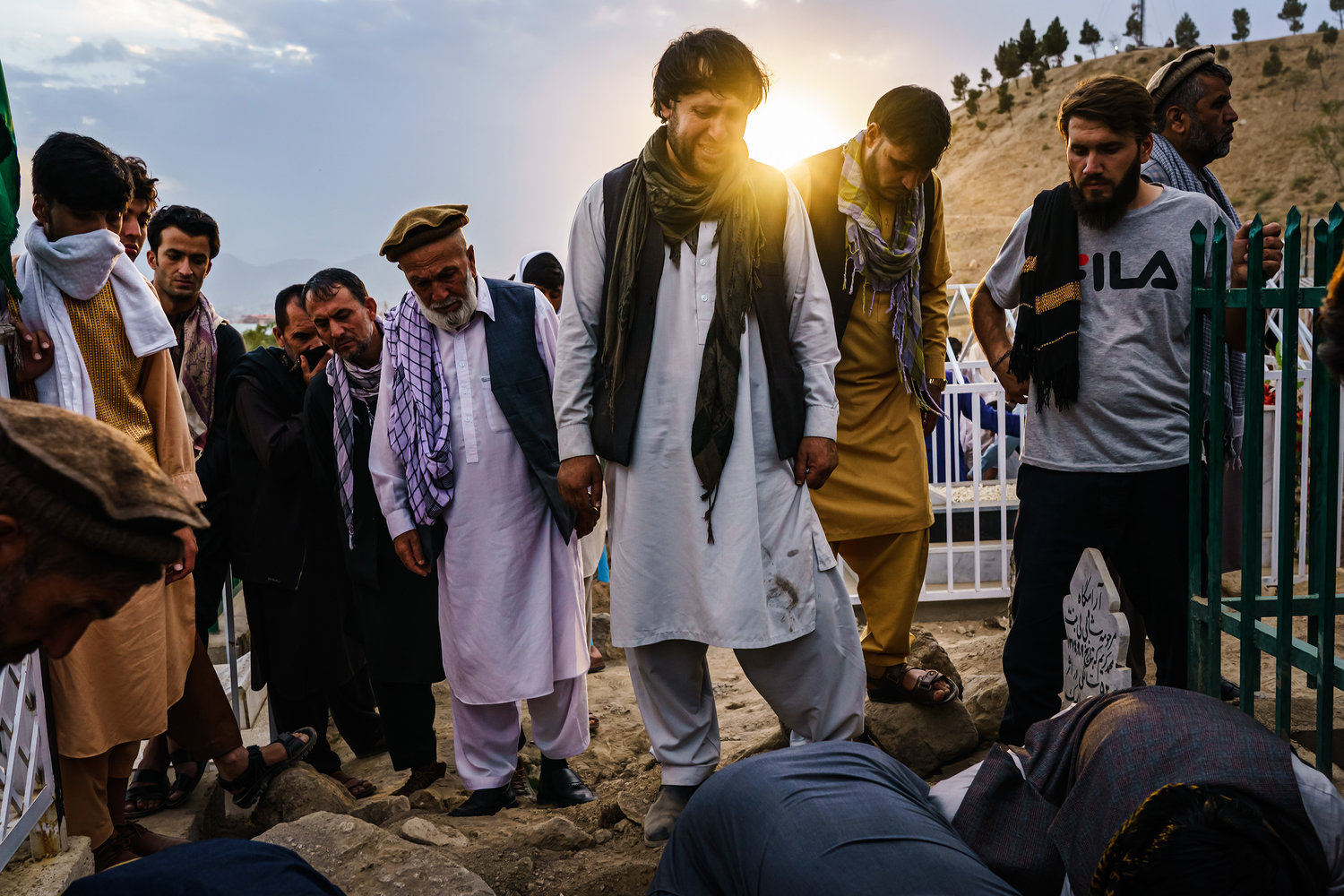 Ajmal Ahmadi grieves for his family, all 10 civilians who were killed in a U.S. drone strike in Kabul, Afghanistan. (Marcus Yam/Los Angeles Times/TNS)