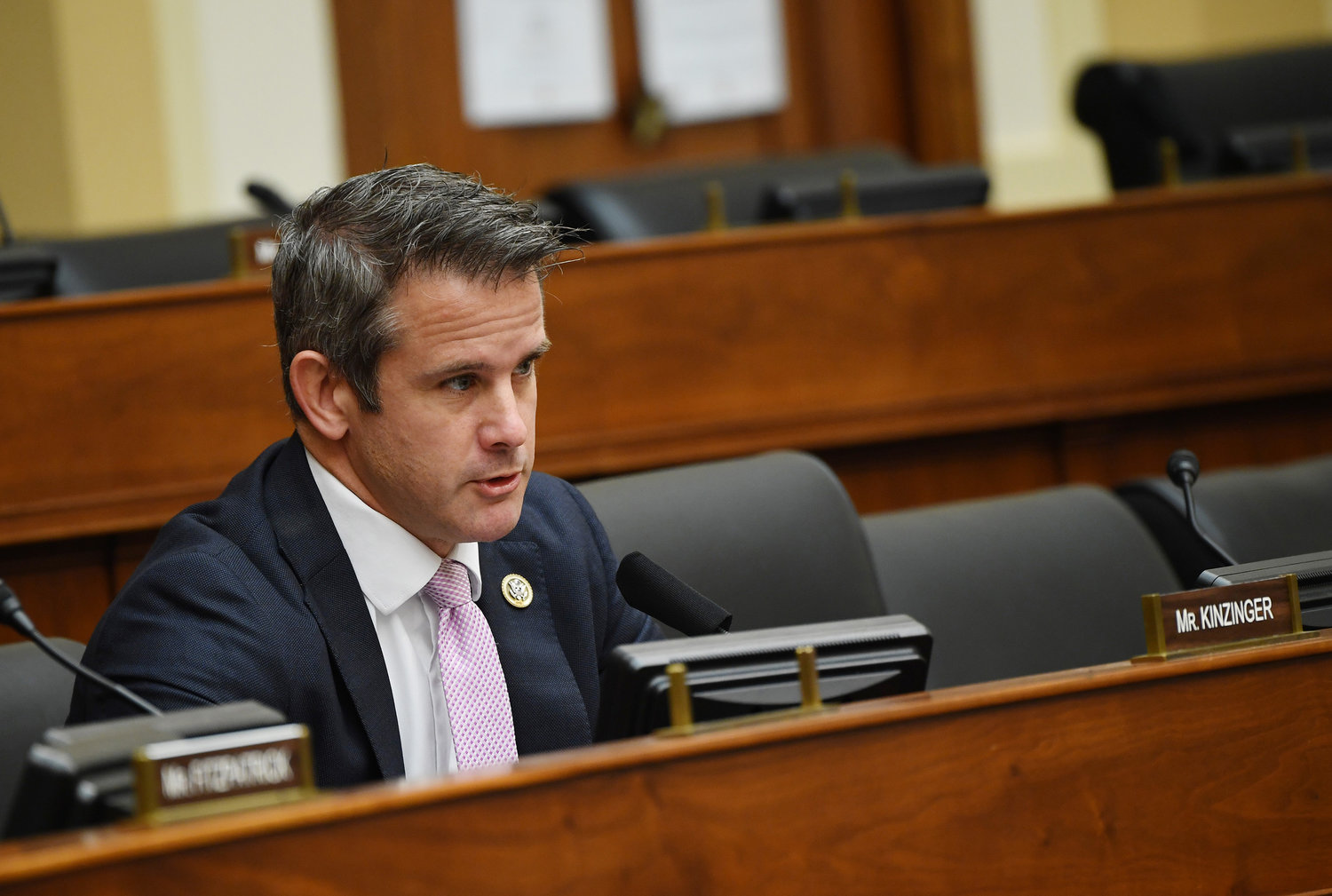 Rep. Adam Kinzinger, R-Ill., on Capitol Hill in Washington, D.C. on Sept. 16, 2020. (Kevin Dietsch/Pool/AFP/Getty Images)