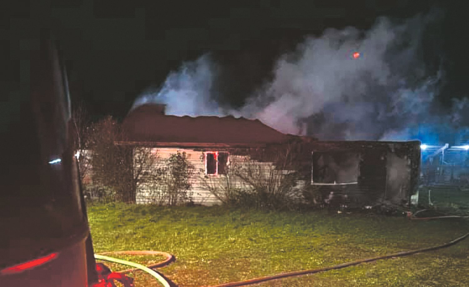 Neighbors reported the fully-involved fire at Waterman’s home in the Goddard area of 163rd Avenue shortly before 4:30 a.m. on Nov. 8 and tried to help on the scene as South Thurston Fire and EMS and West Thurston Fire responded alongside Bucoda Fire and East Olympia Fire. 