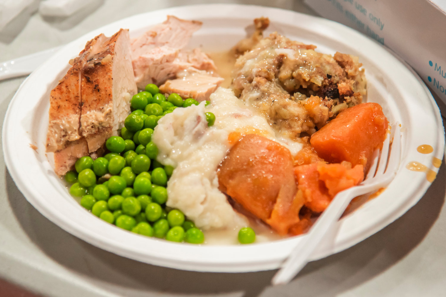 Over 250 meals were served at the Centralia Community Church of God on Thanksgiving including over 100 drive up meals, 37 boxed meals delivered to a homeless encampment, and various other boxes delivered across the county.