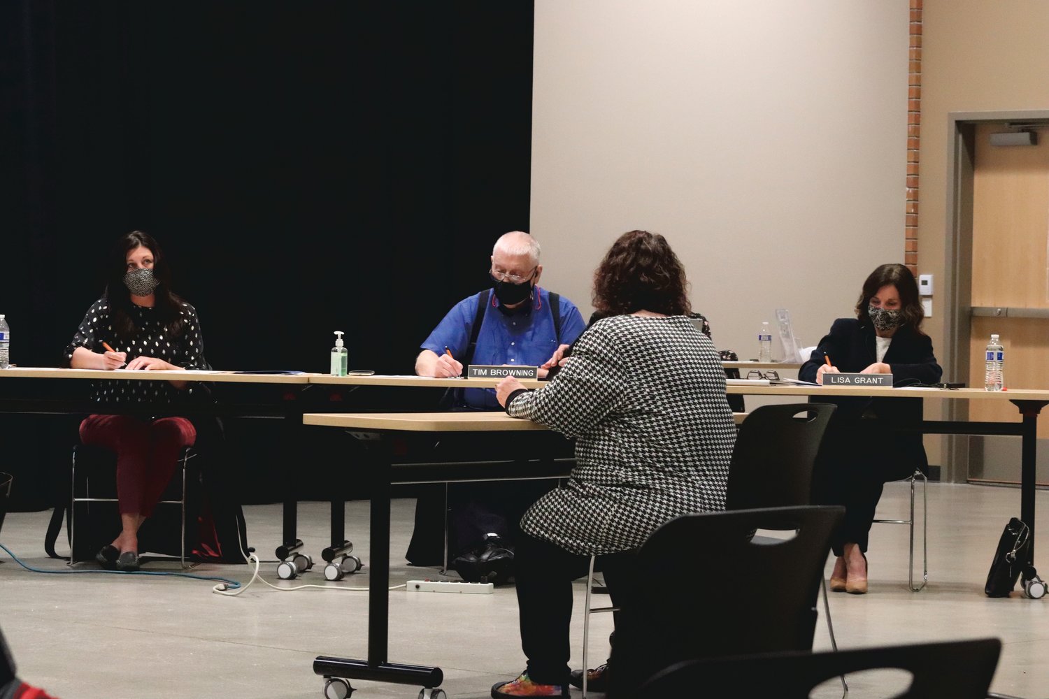 The Centralia School Board heard from applicants for an open school board position on Tuesday night.