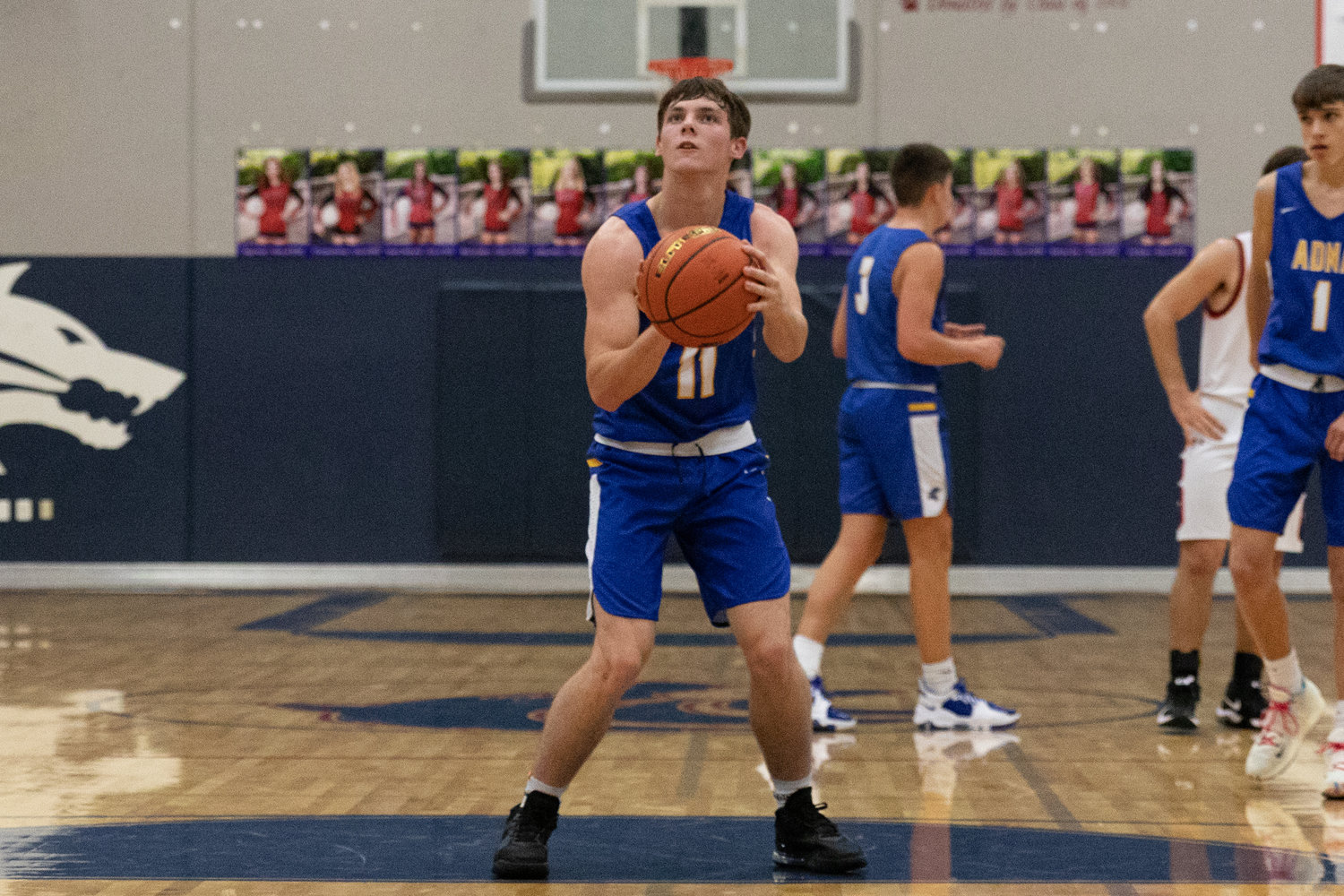 Adna guard Chase Collins attempts a free throw against Black Hills Dec. 2.