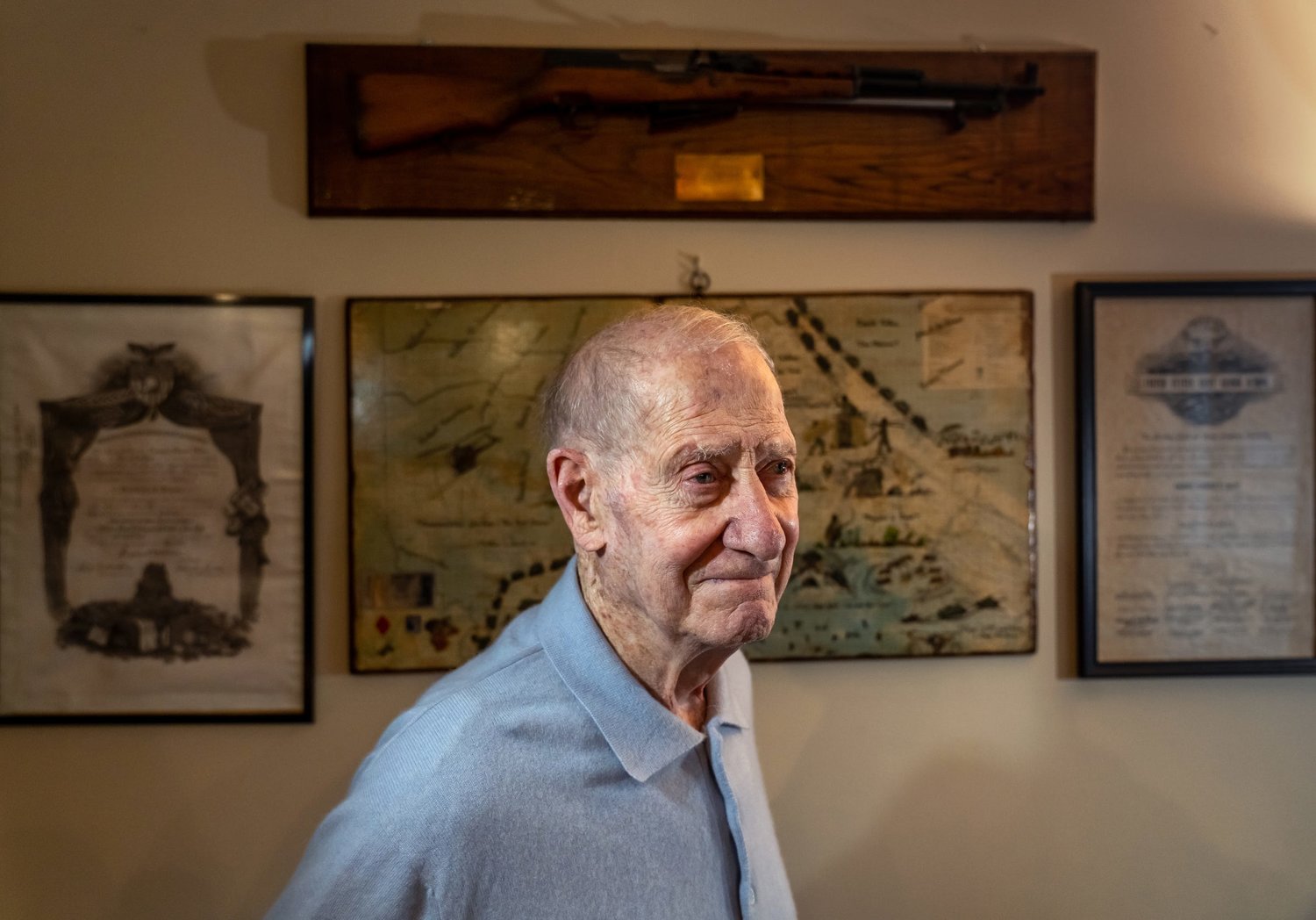 Carmelo Milia, 93, of Troy retired as a colonel after a career in the U.S. Army, following graduation from West Point Academy. But when news broke of the Pearl Harbor attack, Milia had no notion of serving in the military. "Our whole life rotated around that war and it was a given that that when you turned to be 17 years-old that you were going into the military some way or another. I just accepted that and when I turned 17 I went into the military," said Milia, who would go on to be an Lieutenant Tank Platoon leader in the Korean War from 1950-1952 and a Tank Battalion Commander in Vietnam from 1968-1969.