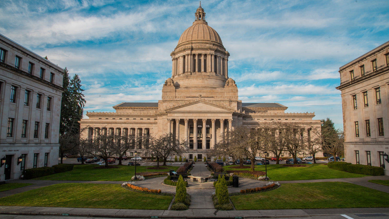 The Washington state Capitol is pictured Tuesday.