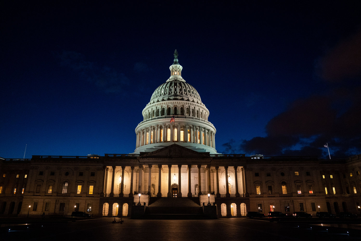 The U.S. Capitol Building on March 4, 2021, amid boosted security after officials warned of an attack plot by extremists, in Washington, D.C. (Kent Nishimura/Los Angeles Times/TNS)