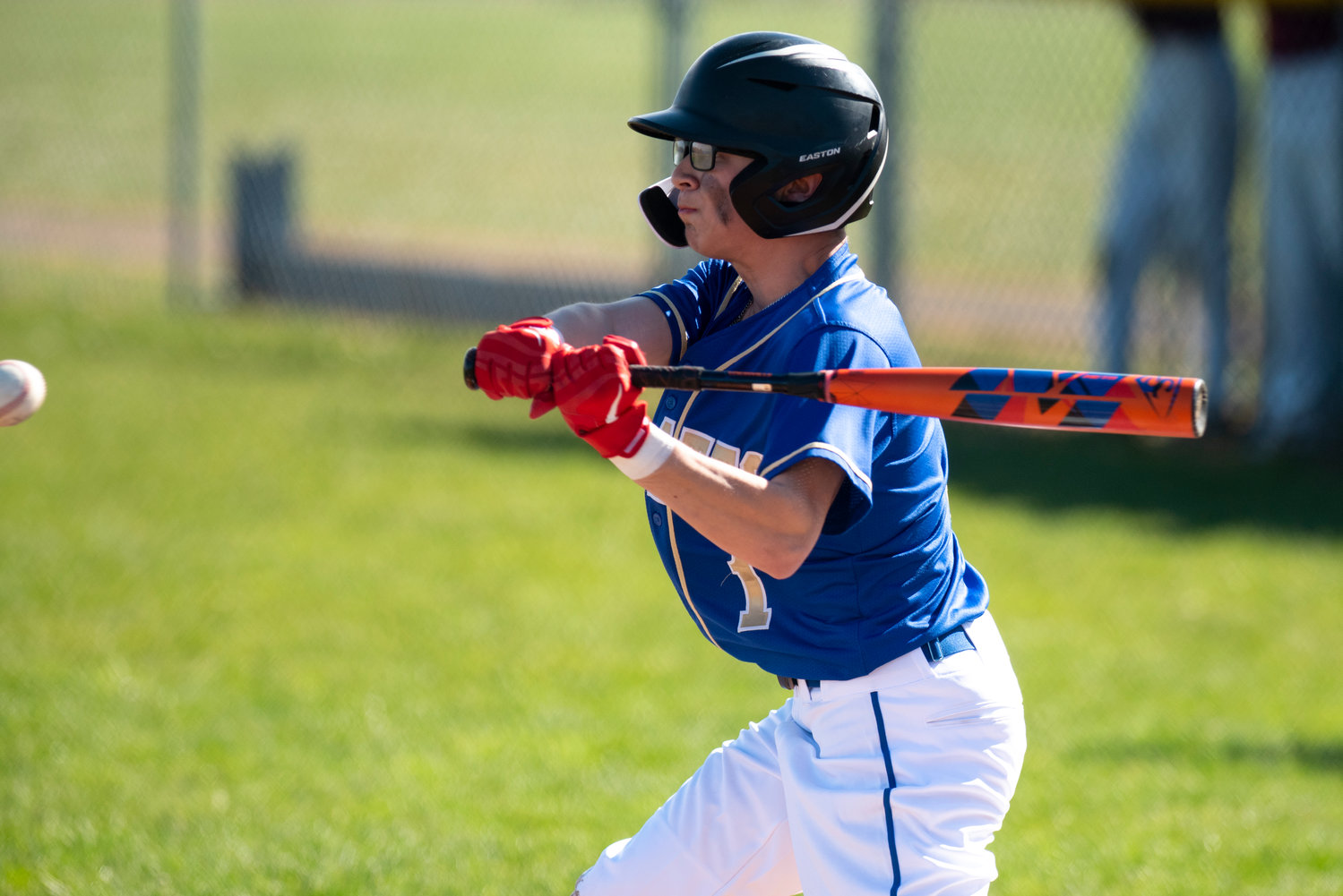 Adna's Tristan Percival loads up to swing at a pitch from Winlock during a home doubleheader on Tuesday, March 22.