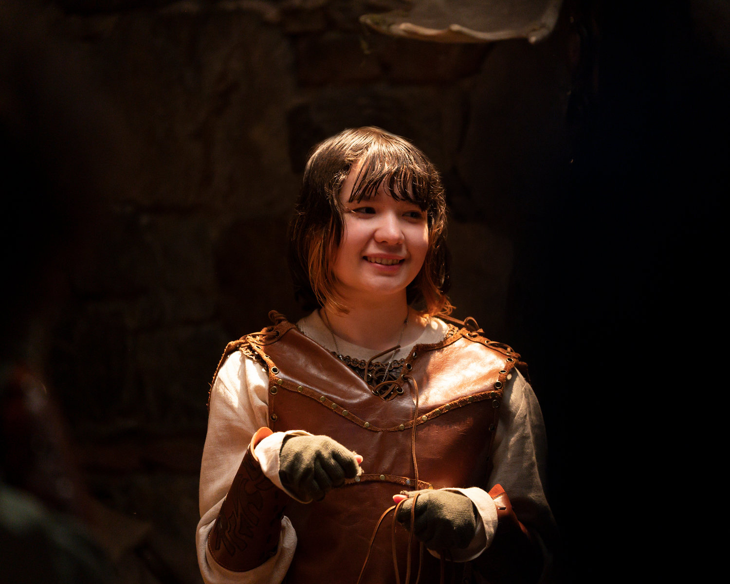Serean Kim, 15, formerly of Tenino smiles on the set of Disney+ show "The Quest," streaming on May 11. Former Tenino teen Serean Kim plays a part in Disney's “The Quest,” a hybrid competition reality and scripted fantasy drama streaming on Disney+ on May 11.