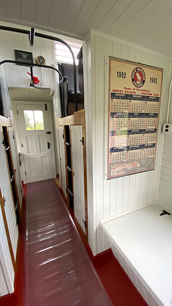 The interior stands pristine as it is now ready to give museum-goers an idea of what it was like on the railways almost a century ago. Photo courtesy of Don Bowman.