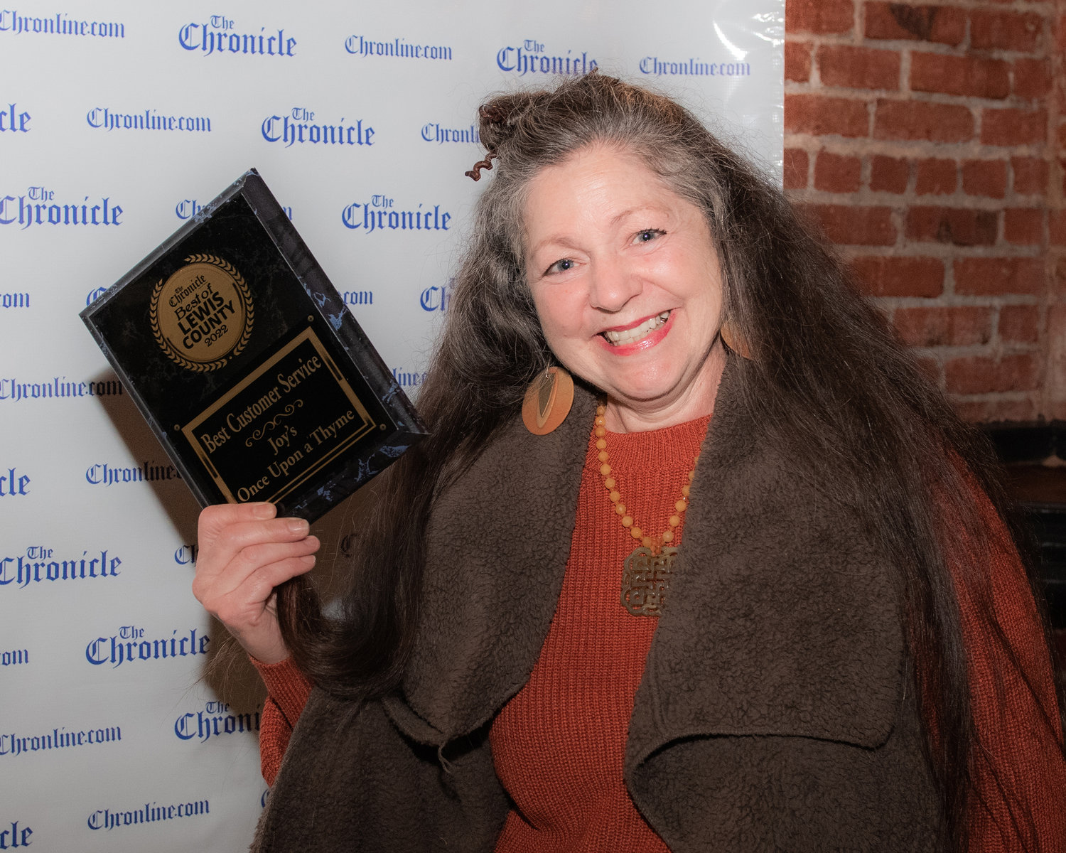 Joy’s Once Upon a Thyme won “Best Catering, Best Customer Service and Best Place to Work” during the 2022 Best of Lewis County event hosted by The Chronicle at The Juice Box Thursday evening in Centralia.