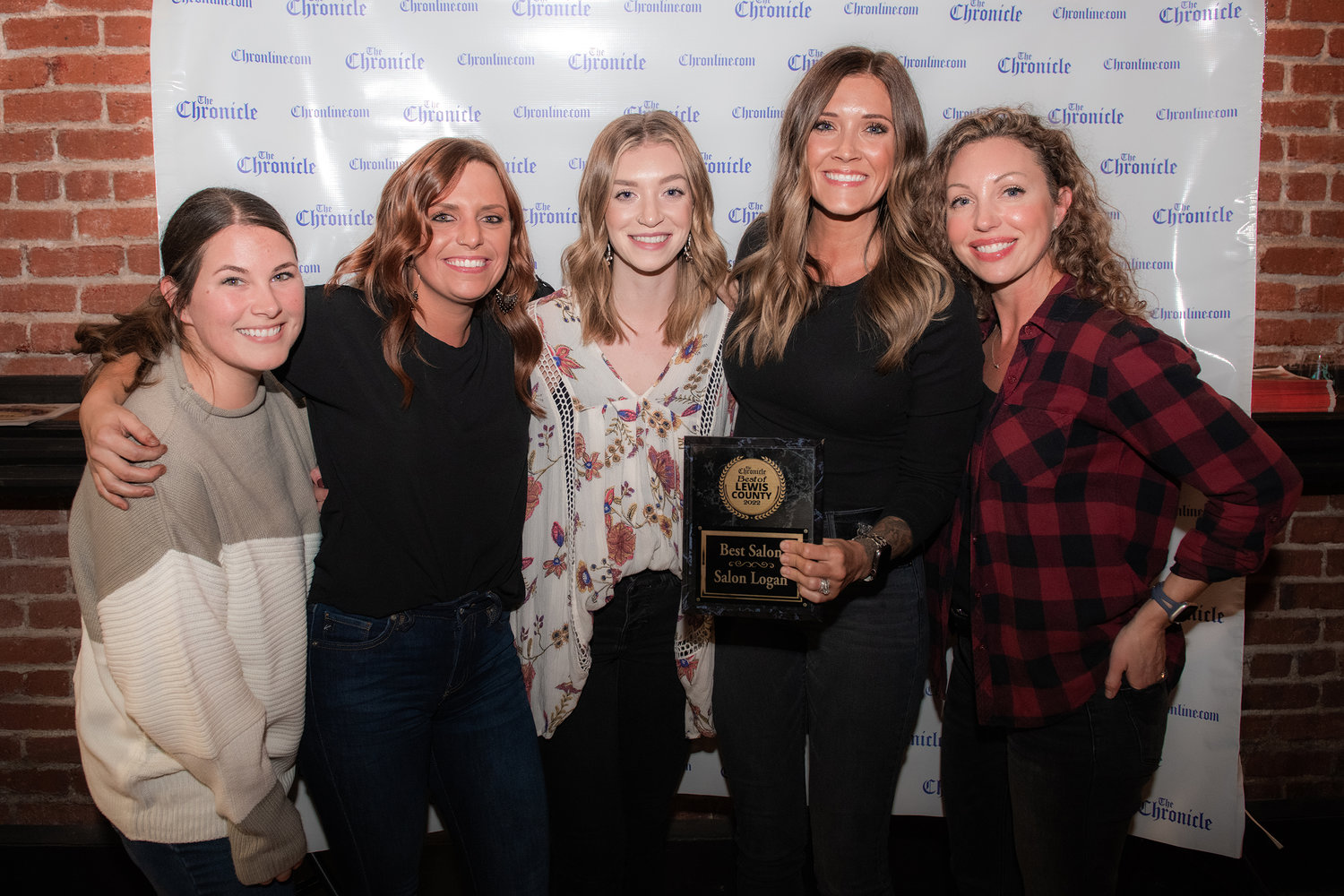 Salon Logan won “Best Salon” during the 2022 Best of Lewis County event hosted by The Chronicle at The Juice Box Thursday evening in Centralia.