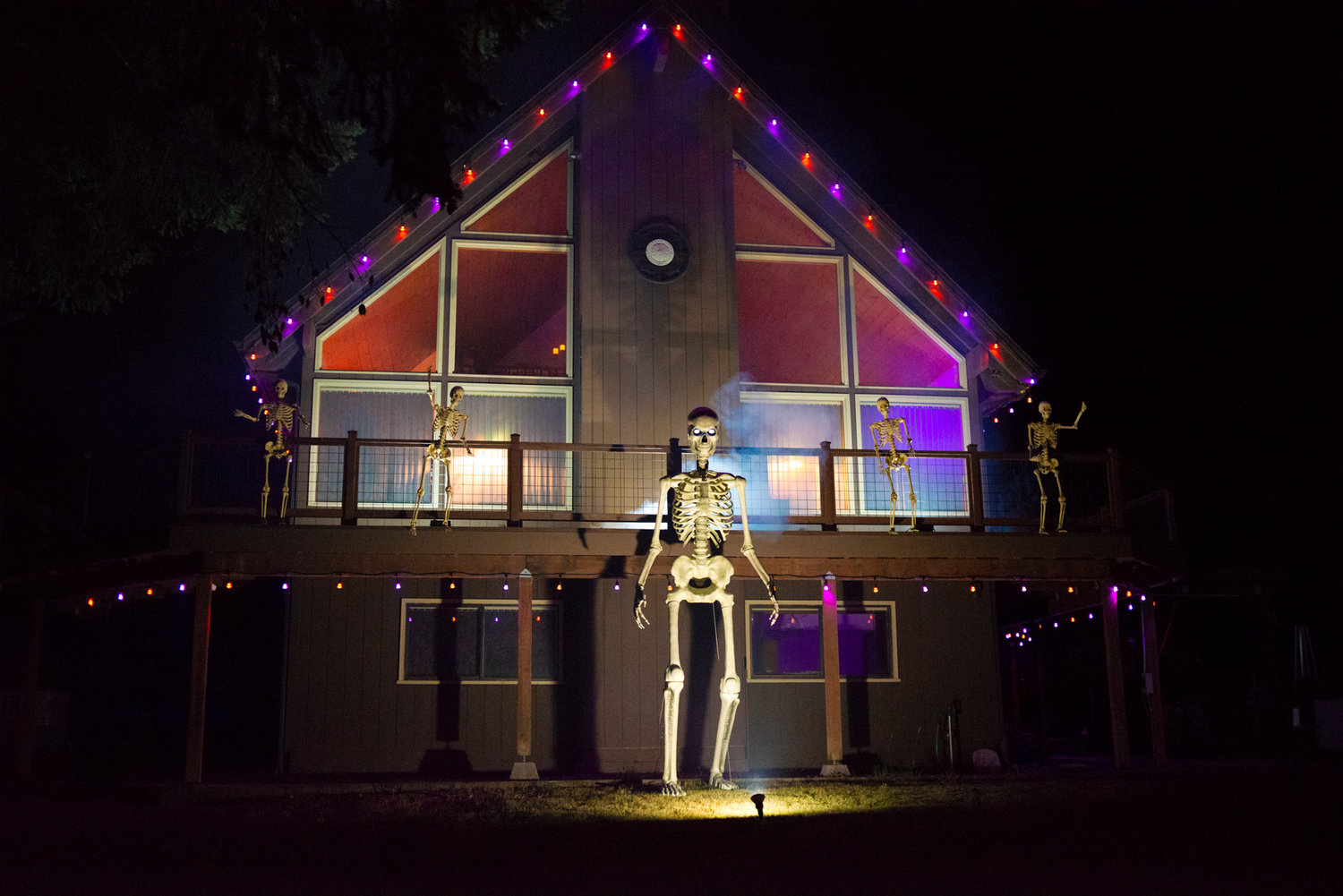 The home is located at 238 Frogner Road. Visitors are welcome any time after dark on Oct. 30 and Oct. 31.