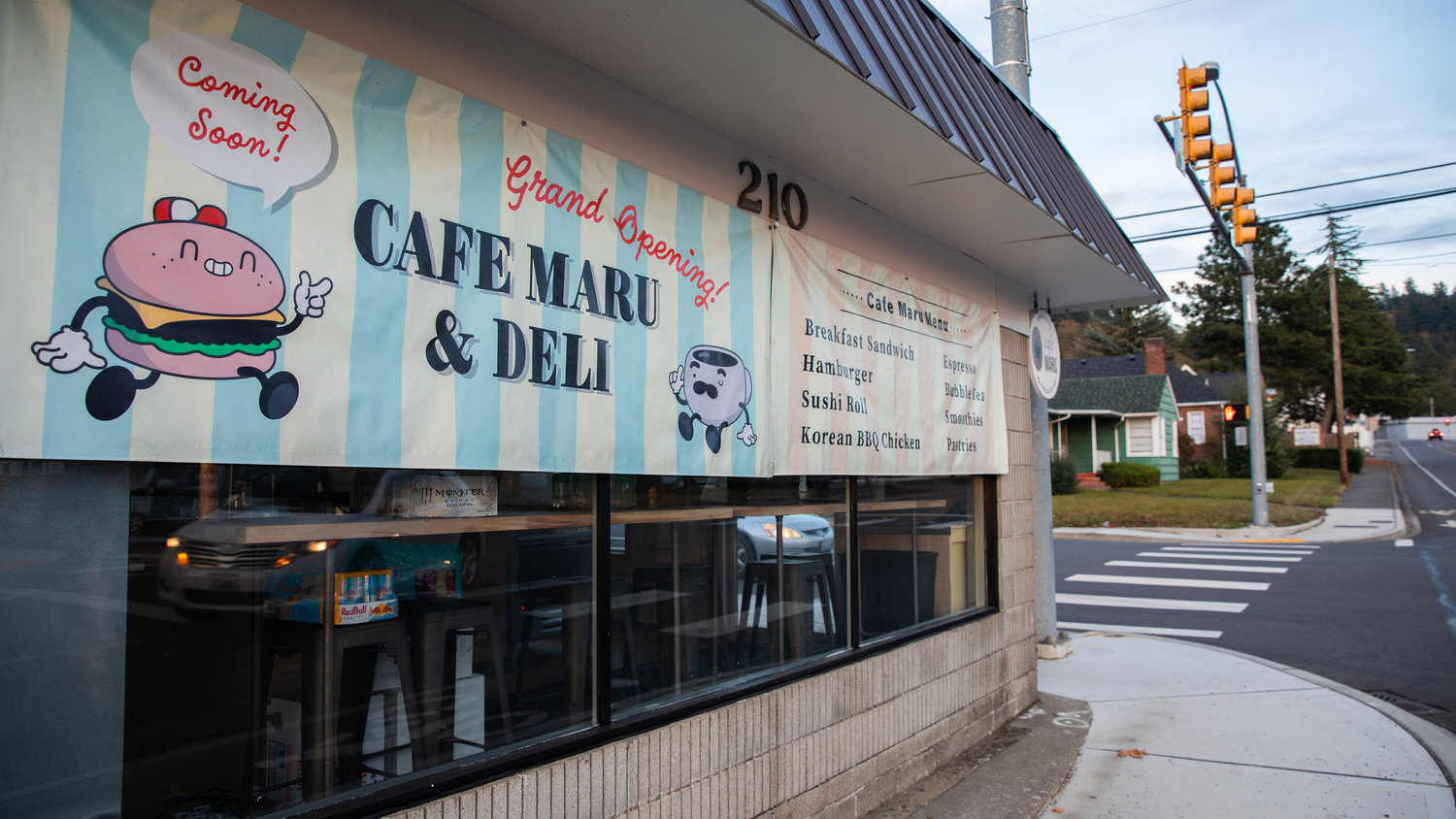 Cafe Maru & Deli located at 210 W. Main St. in downtown Chehalis, is expected to be open on Tuesday from 7 a.m. to 5 p.m.