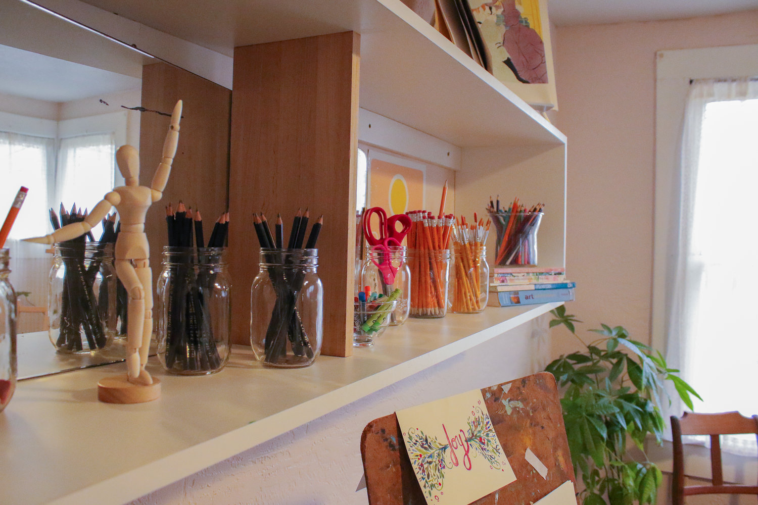The many rooms at Dandelion Creative Space are stocked with every supply an artist could ever need.