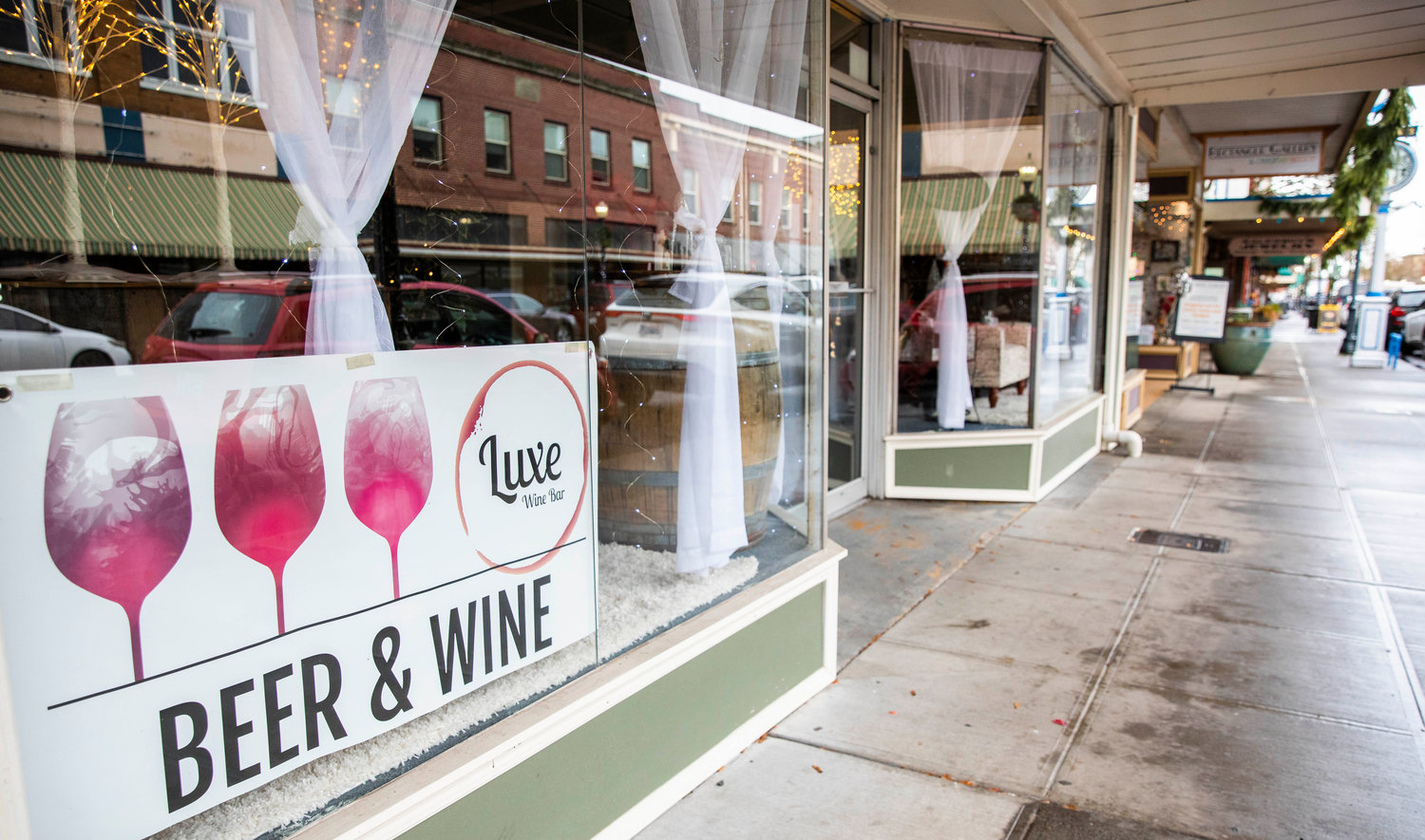The Luxe Wine Bar is located at 207 N. Tower Avenue in Centralia.