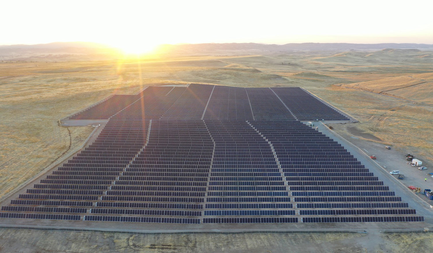 An Ameresco solar photovoltaic project in San Joaquin County, California.