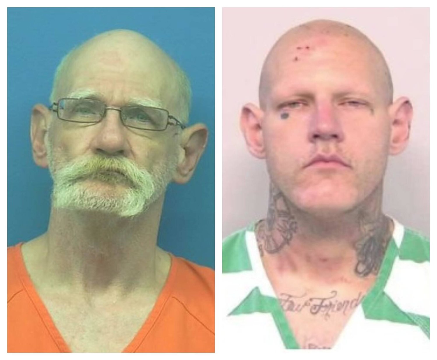 Rufus A. Phelps III, left, was taken peacefully into custody in Seattle in connection with a Monday shooting death in Moclips on Wednesday afternoon. His son, Rufus A. Phelps IV, is pictured at right.