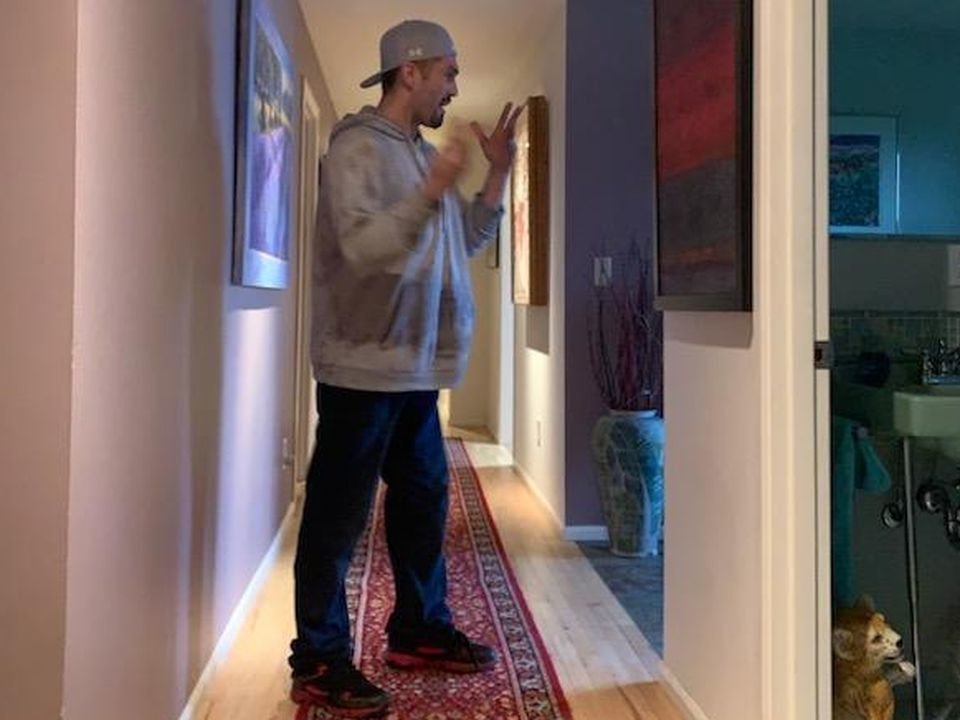 A Forest Park homeowner, who asked to be referred to by her first name, Ann, snapped this photo of Michael Mazzi, 33, after he broke into her house and demanded she leave Monday morning.