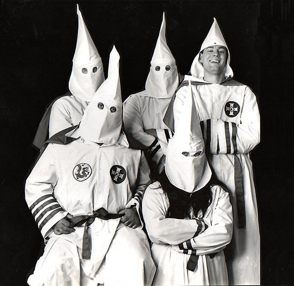 Copyright David Mendelsohn. All rights reserved.
This photo, provided to The Chronicle, shows Ethel resident Tom Herman with other members of the KKK in New Hampshire in the late 1980s or early 1990s.