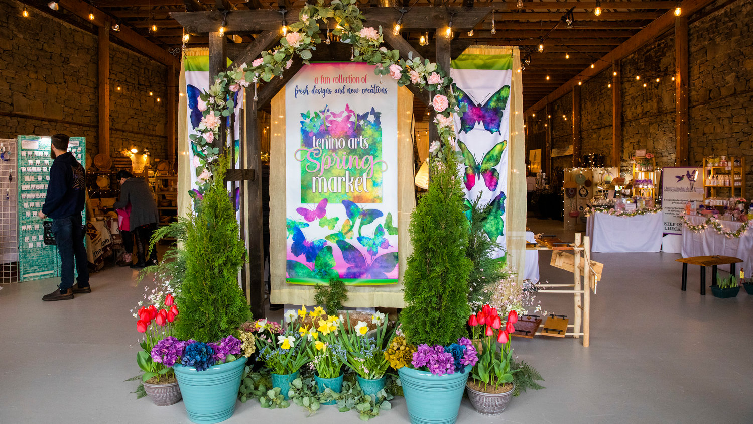 The Tenino Arts Spring Market featured 32 regional artisans inside the Kodiak Room on Sunday.