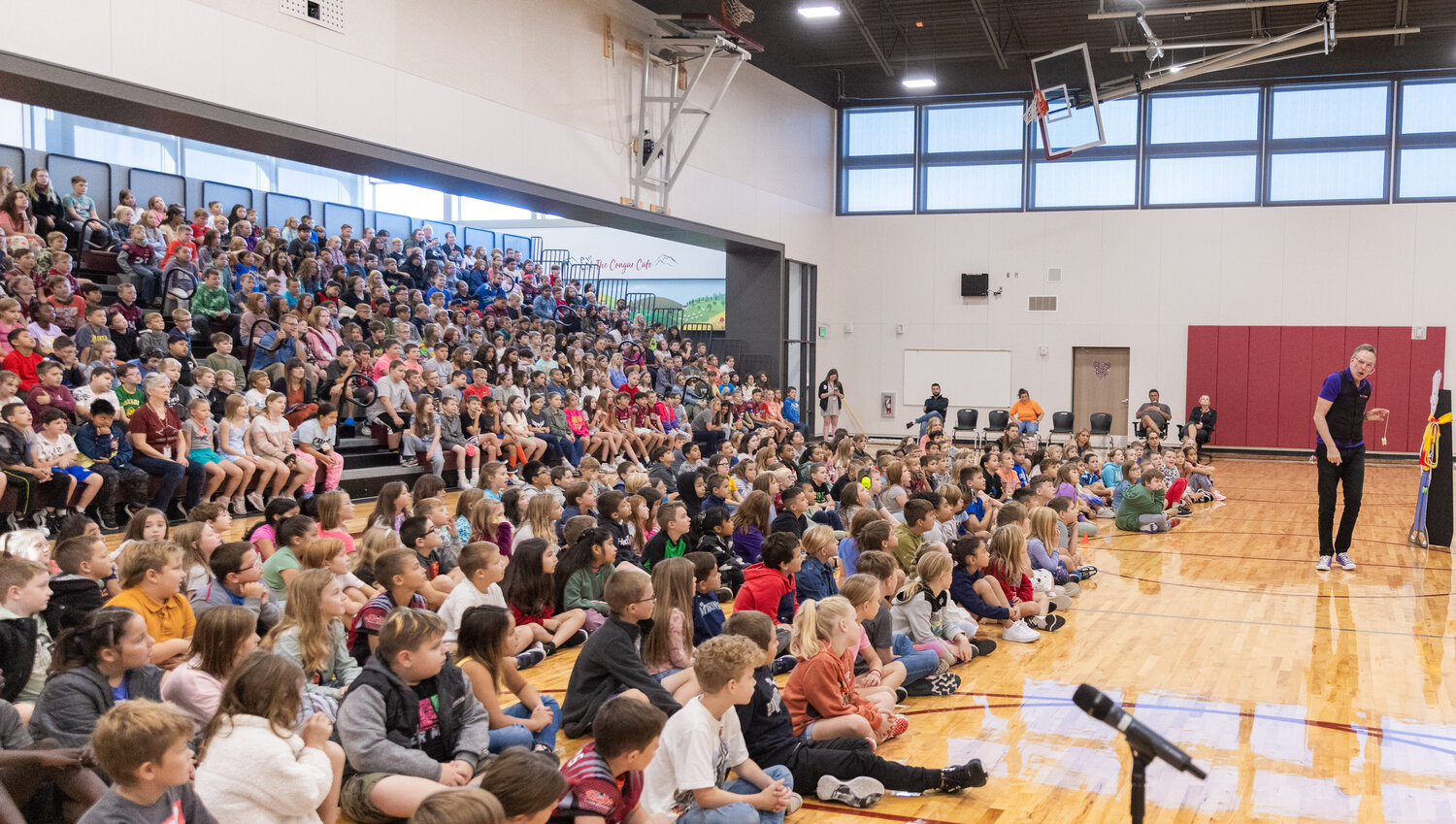 Paul, a professional yo-yo player, brings NED’s Mindset Mission to Orin C. Smith Elementary School in Chehalis on Friday, Sept. 15.