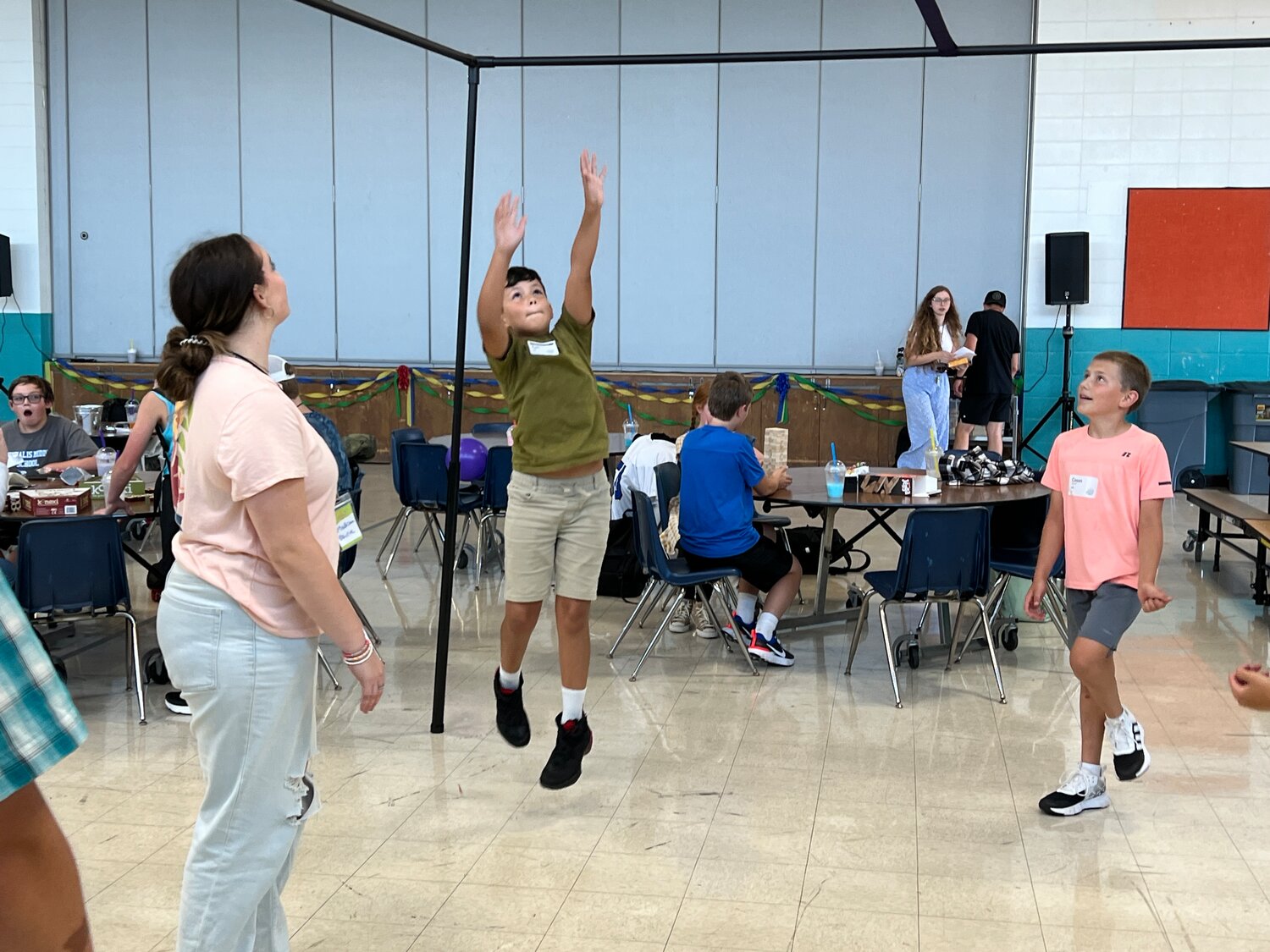 The Bethel After-School Program, which launched Sept. 13, provides games, art, conversation and other activities from 12:30-4 p.m. every Wednesday in part of Olympic School. (Photo: Brian Mittge)