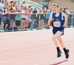 Pe Ell’s 1600 meter relay team of Wyatt Kissner,
Cowyn McGrath, Trace Shanklin and Jakob Hayes competed at the State track and field meet in Yakima on Saturday, May 27.