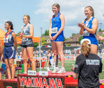 Willapa Valley’s Brooklyn Patrick earned a state title for her 100 meter dash at the State track and field meet in Yakima on Saturday, May 27.